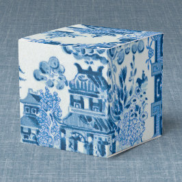 Caja Para Regalos Vintage Blue Willow Favorito Box