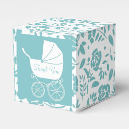 Caja Para Regalos Vintage Carrie Baby Shower Cute Blue Boy