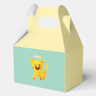 Caja Para Regalos Vintage Cartoon Kids – Cheerful Yellow Puppy