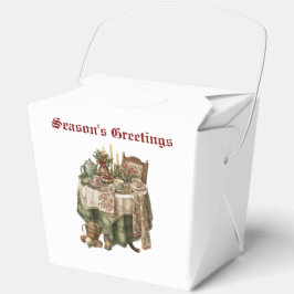 Caja Para Regalos Vintage Christmas Fiesta Tableware Collection