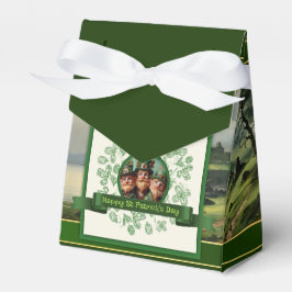 Caja Para Regalos Vintage Clover St Patrick's Day Landscape TFB