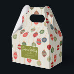 Caja Para Regalos Vintage festividad de ornamento navideño multicolo<br><div class="desc">Colección de adornos vintage de Navidad colgados de cuerdas punteadas. Un diseño amplio y sin fisuras ofrece múltiples formas y colores adornos. Contacte para obtener ayuda sobre cualquier personalización que necesite. ¡Estamos aquí para ayudar! Felices fiestas!</div>