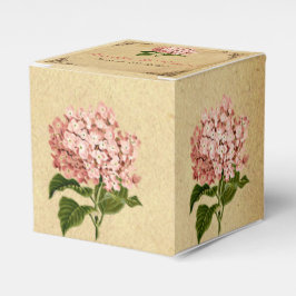 Caja Para Regalos Vintage Hydrangea Wedding Favor Box