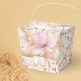 Caja Para Regalos Vintage Rustic Boho Floral Wedding Favor Box