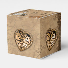 Caja Para Regalos Vintage Steampunk Bride Wedde Favor Box