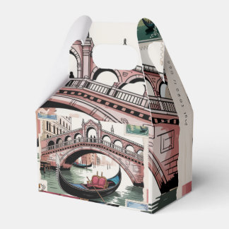 Caja Para Regalos Vintage Venice Gondola Gift 