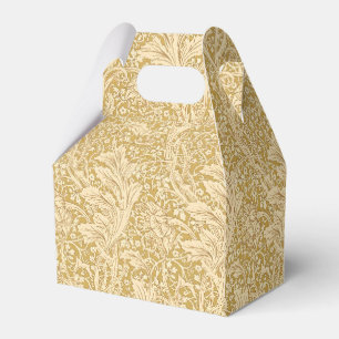 Caja Para Regalos Vintage William Morris Arcadia Gold Sin Costuras