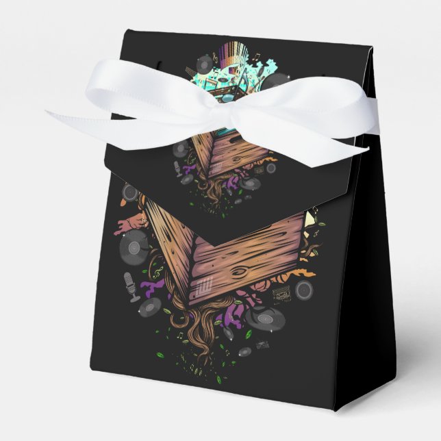 Caja Para Regalos Vinyl Crate Music (Front Side)