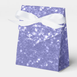 Caja Para Regalos Violeta de lavanda chispeando purpurina