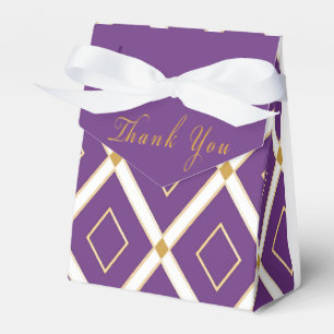 Caja Para Regalos Violeta Morado Tendencia Dinámico Patrón