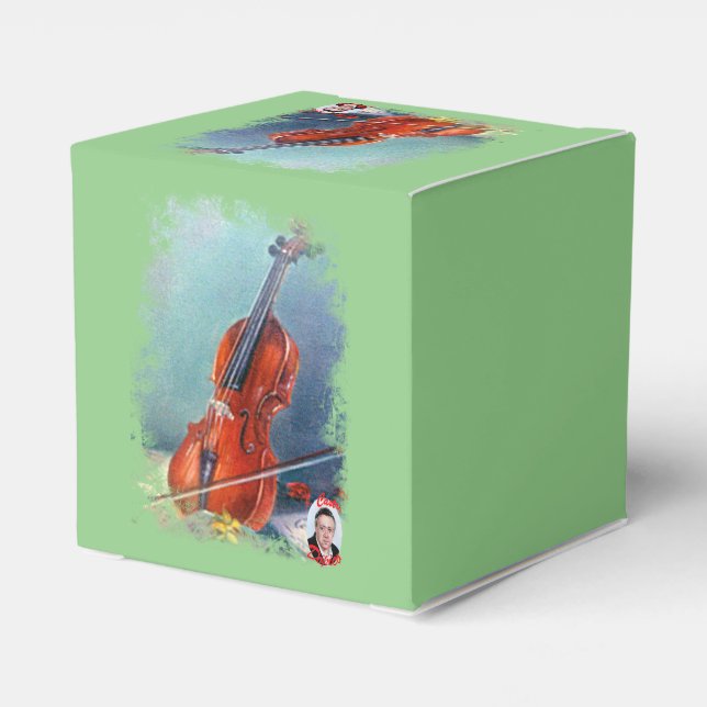 Caja Para Regalos Violín/Violin (Reverso Costado)
