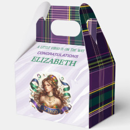 Caja Para Regalos Virgo Zodiac Baby Shower 5"w x 3"l x 6.5"h