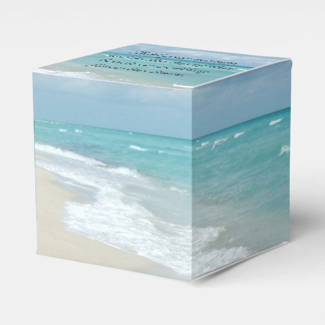 Caja Para Regalos Vista de playa de relajación extrema (Costado Anverso)
