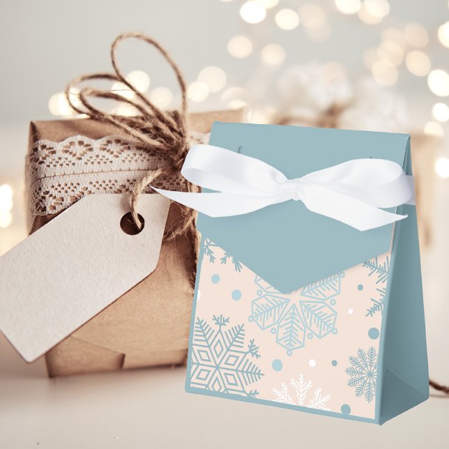 Caja Para Regalos Volante de nieve de invierno de Navidad retro vint (Subido por el creador)