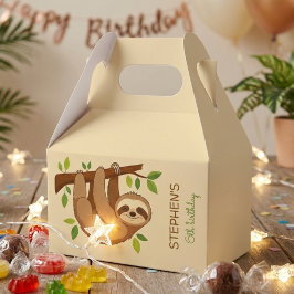 Caja Para Regalos Wanna hang out? sloth kids birthday
