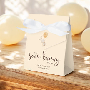 Caja Para Regalos Watercolor Balloon Bunny Baby Shower Party Favor