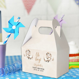 Caja Para Regalos Watercolor Bear Baby Shower party