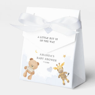 Caja Para Regalos Watercolor Cute Boho Baby Shower