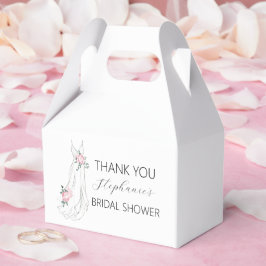 Caja Para Regalos Watercolor Eucalyptus Floral Dress Bridal Shower 