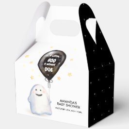 Caja Para Regalos Watercolor Little Boo Balloon Baby Shower