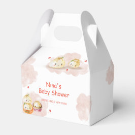 Caja Para Regalos Watercolor Little Dumpling Mushroom Baby Shower