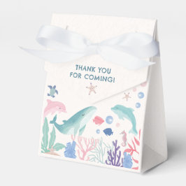 Caja Para Regalos Watercolor moderno bajo el mar Baby Shower