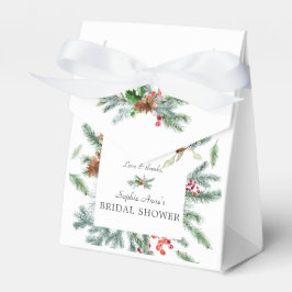 Caja Para Regalos Watercolor Rubor Flores Gold Bridal Tea Fiesta