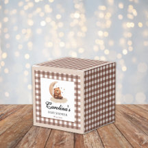 Watercolor Teddy oso ducha de bebé neutra de géner