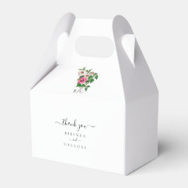 Caja Para Regalos Watercolor Tropical Hibiscus Summer Boda