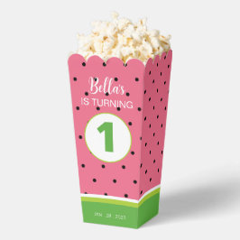 Caja Para Regalos Watermelon Birday Party Popcorn Box for chica