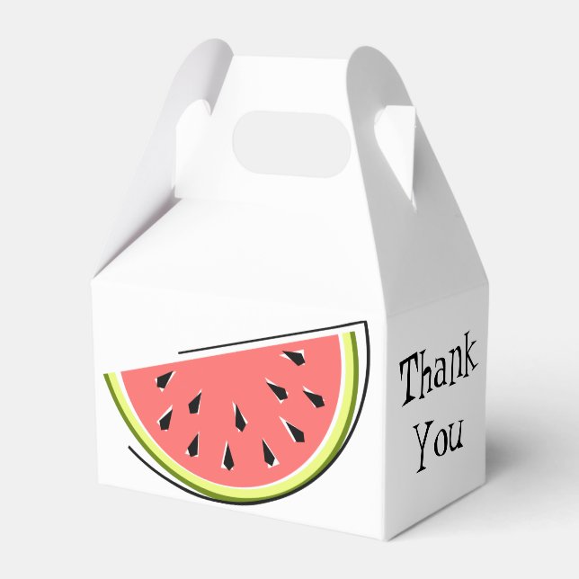 Caja Para Regalos Watermelon Slice Gracias (Front Side)