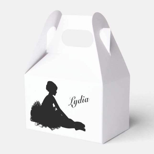 Caja Para Regalos Weary Ballerina Personalizada con Nombre (Front Side)