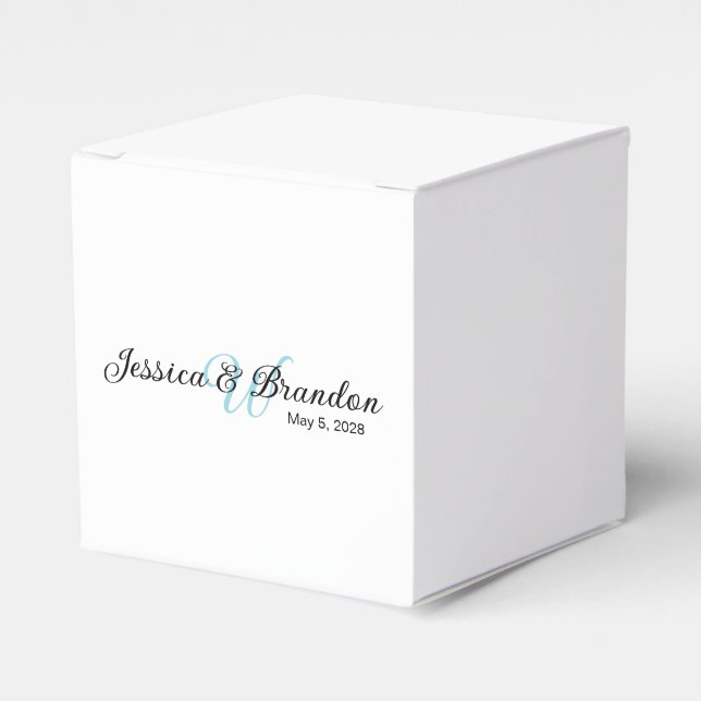 Caja Para Regalos Wedding Label 016 (Costado Anverso)