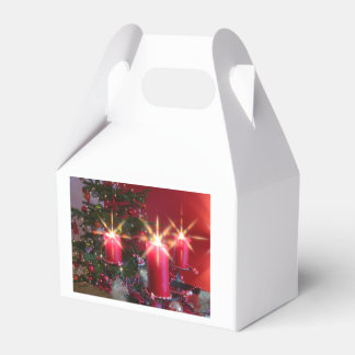 Caja Para Regalos Weihnacht, adviento, candelas ardientes rosas