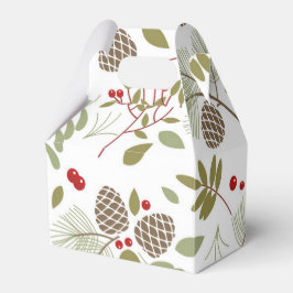 Caja Para Regalos Weihnachten, elegant, Winter. Geschenkschachtel