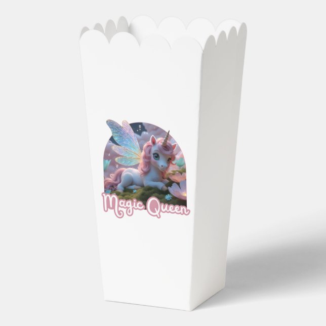 Caja Para Regalos Weißes Einhorn mit Flügeln - Magic Queen (Anverso)