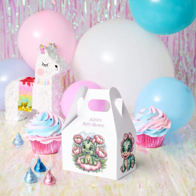 Caja Para Regalos Whimsical Baby Shower Dino Delight (Fiesta)