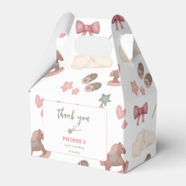 Caja Para Regalos Whimsical Boho Nursery Bassinet sueña a caballo