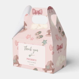 Caja Para Regalos Whimsical Boho Nursery Bassinet sueña a caballo