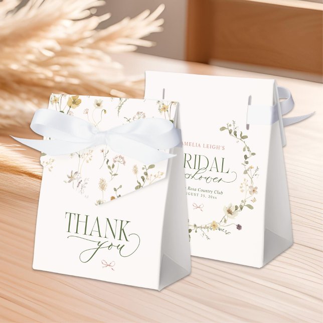 Caja Para Regalos Whimsical Fairytale Garden & Bows Bridal Shower (Subido por el creador)