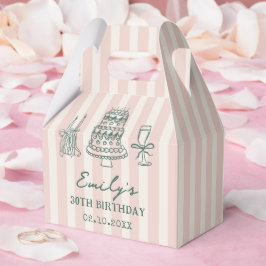 Caja Para Regalos Whimsical Funky Quirky 30th Birthday Party