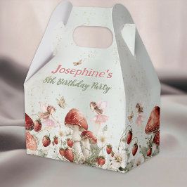 Caja Para Regalos whimsical garden fairies birthday custom