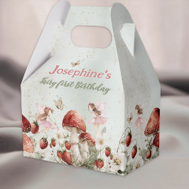 Caja Para Regalos whimsical garden fairy first birthday custom