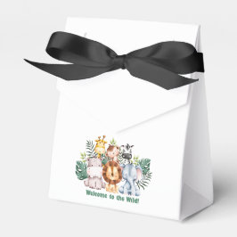 Caja Para Regalos Whimsical Jungle Safari Animal Birthday
