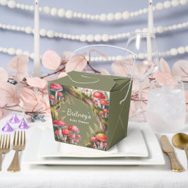 Caja Para Regalos Whimsical Mushroom Baby Shower