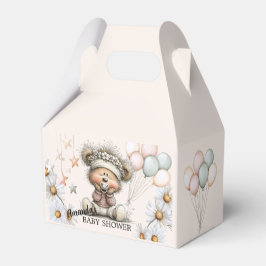 Caja Para Regalos Whimsical Teddy Bear Baby Shower