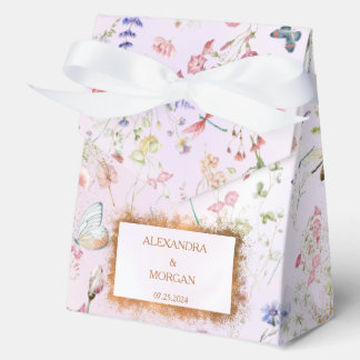 Caja Para Regalos Whimsical Wildflower Pink Boda