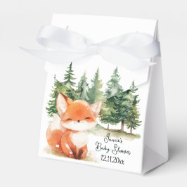 Caja Para Regalos Whimsical Woodland Fox Baby Shower