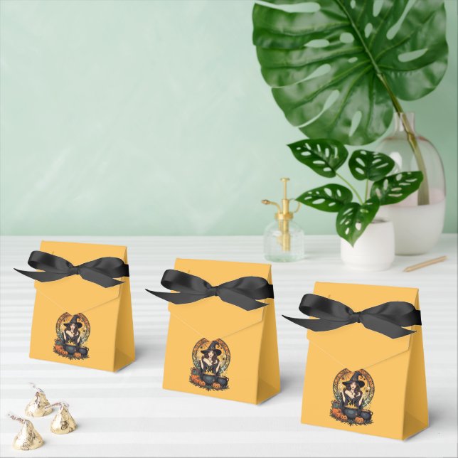 Caja Para Regalos Whimsically Enchanting Witch With Spiders (Múltiple)