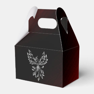 Caja Para Regalos White Phoenix Risas Rojas y Cenizas Negras